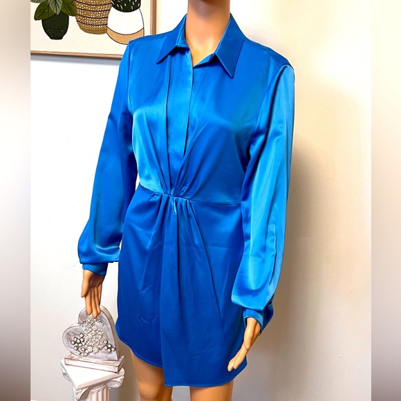 blue dress size s m l xl - Picture 1 of 3